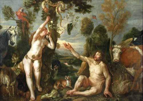 Jacob Jordaens Adam and Eve china oil painting image